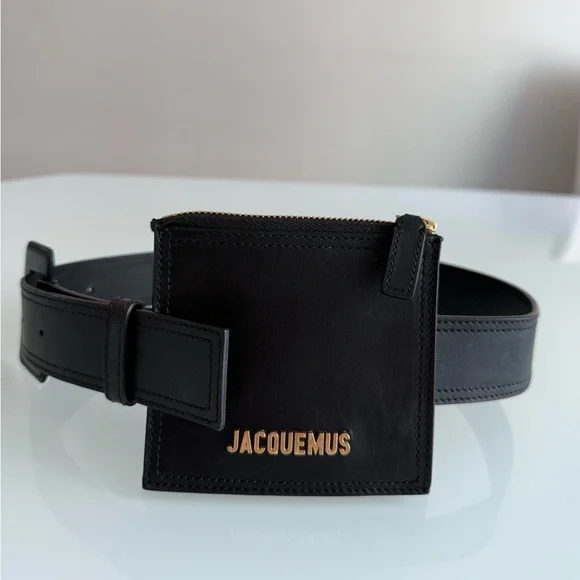 Jasquemus Black Belt With Wallet - Picture 1 of 5